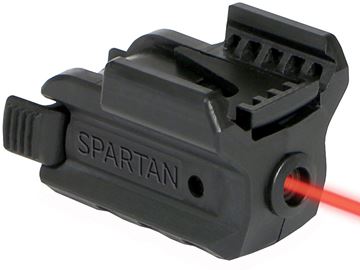Picture of LaserMax Spartan Adjustable Fit Laser - Red laser, 1/3N battery, Fits Picatinny & Weaver Rails