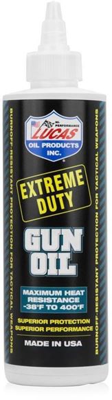 Picture of Lucas Oil - Extreme Duty Gun Oil, Maximun Heat Resistance, 4 fl. oz. / 118ml, Bottle