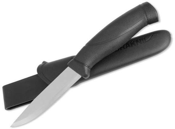 Picture of Morakniv Adventure, Outdoor Sports Knife - Companion, 4" Stainless Steel Blade, Rubber Handle, Black