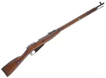 Picture of Mosin Nagant Surplus Model 1891/30 Bolt Action Rifle - 7.62x54R, 28.7", Blued, Wood Stock, 5rds, Post Front & Adjustable Rear Sights