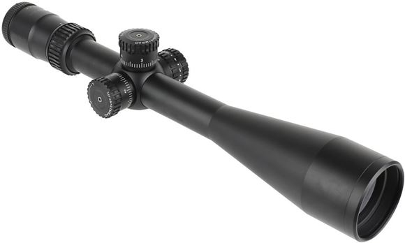 Picture of Nikon Sport Optics Riflescopes, BLACK X1000 Riflescopes - BLACK X1000, 6-24x50mm, Second Focal Plane, Matte, Illuminated X-MRAD Reticle, 30mm, Matte, 0.1 MRAD Click Adjustment, Side Adjustable Parallax, Waterproof/Fogproof