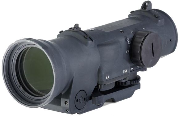 Picture of Raytheon ELCAN Dual Role Combat Sights - SpecterDR 1.5-6x, 5.56 Caliber STD, 10 Intensity Levels, 1/2 MOA Click Value, Waterproof 66 ft For 2 Hours & Shockproof 450 G's, DL 1/3 N / 300 Hours @ Max Brightness, Black Anodized