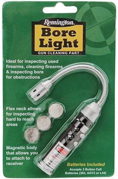Picture of Remington Gun Cleaning Accessory - Bore Light - w/Attachments & 3 Batteries