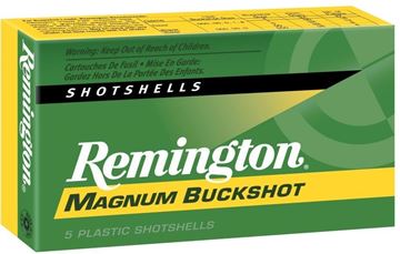 Picture of Remington Express Magnum Buckshot Shotgun Ammo - 12Ga, 3", 4 DE, 00 Buck, 15 Pellets, 5rds Box, 1225fps