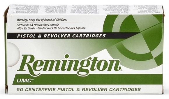 Picture of Remington UMC Pistol & Revolver Handgun Ammo - 9mm Luger, 115Gr, MC, 500rds Case