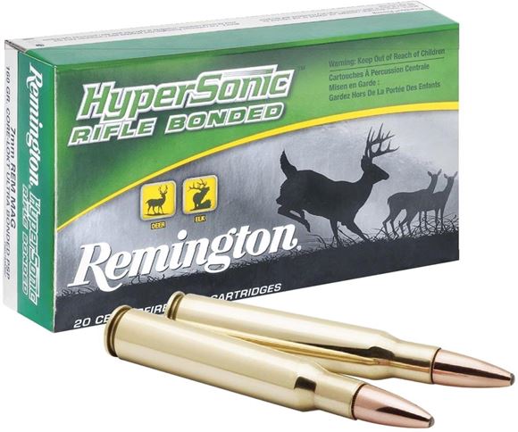 Picture of Remington Hyper Sonic Centerfire Rifle Ammo - 300 Win Mag, 180Gr, HyperSonic Centerfire Core-Lokt Ultra Bonded PSP, 20rds Box, 3122fps