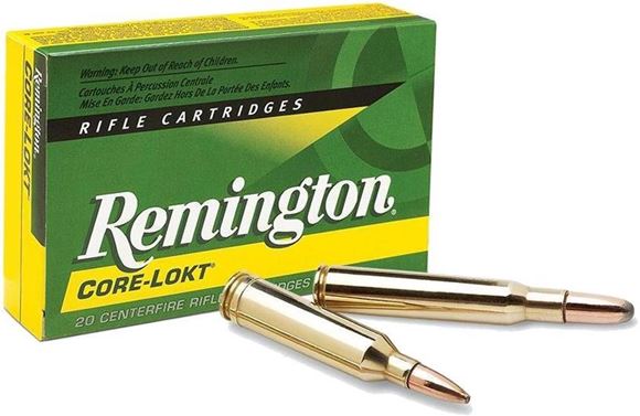 Picture of Remington Express Core-Lokt Centerfire Rifle Ammo - 6mm Rem, 100Gr, Core-Lokt, PSP, 20rds Box