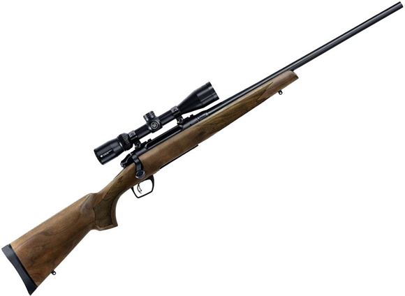 Picture of Remington Model 783 Walnut Scoped Bolt Action Rifle - 30-06 Sprg, 22", Carbon Steel, Blued, American Walnut Stock, 4rds, CrossFire Adjustable Trigger, w/3-9x40mm Scope
