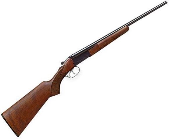 Picture of Stoeger Industries IGA Coach Gun Side-by-Side Shotgun - 12Ga, 3", 20", Blued, A-Grade Satin Walnut Stock, Brass Bead Front Sight, Fixed (IC,M), Double Trigger