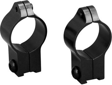 Picture of Talley Rimfire Speciality Rings - 1", High, Black, For CZ 452 European, 455, 512, 513 (11mm Dovetail Setup)