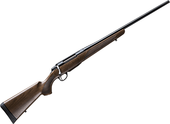 Picture of Tikka T3X Hunter Bolt Action Rifle - 30-06 Sprg, 22.4", Blued, Matte Oiled Walnut Stock, Hunting Contour Barrel, 3rds, No Sights