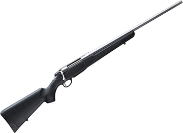 Picture of Tikka T3X Lite Stainless Bolt Action Rifle - 6.5 Creedmoor, 22.4", Stainless Steel Finish, Black Modular Synthetic Stock, Standard Trigger, 3rds, No Sights