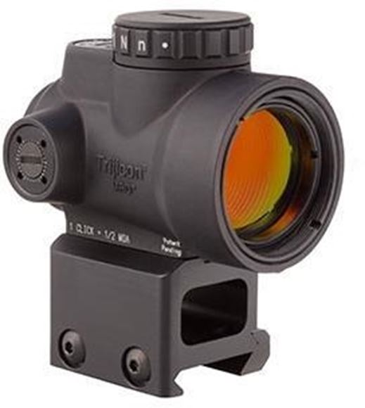 Picture of Trijicon Reflex Sights, MRO - 1x25mm, 2.0 MOA Adjustable Red Dot, 1/2 MOA Click Value, w/Lower & 1/3 Co-Witness Mount