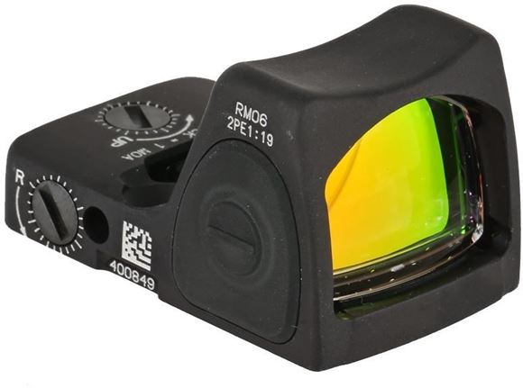Picture of Trijicon Reflex Sight, RMR 06 Type 2 - 3.25 MOA Dot, 1 CR2032 Lithium Battery, 8 Brightness Settings, Over 4 years of continuous use