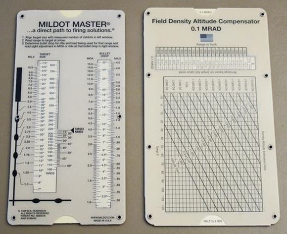 Picture of U.S. Tactical Supply Sniper Data Books & Gear, Field Density Altitude Compensator - Field Density Altitude Compensator (FDAC), 308 Win, 175Gr, Meters