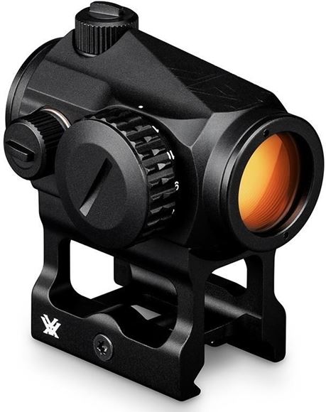 Picture of Vortex Optics, Crossfire Red Dot - 2-MOA dot, Low and Lower 1/3 Co-Witness Mounts, 1 MOA Adjustment, Up to 7,000 hours