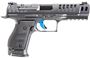 Picture of Walther PPQ Q5 Match SF Single Action Semi-Auto Pistol - 9mm, 5", Steel Frame, Quick Defense Trigger, Adjustable Rear & Red Fiber Optic Front Sight, Black, 3x10rds, Optic Ready