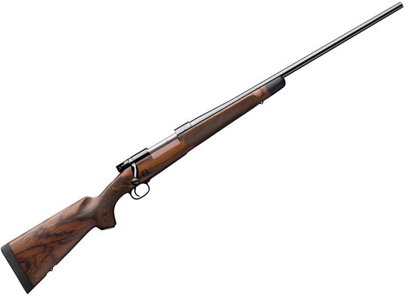 Picture of Winchester Model 70 Super Grade Bolt Action Rifle - 30-06 Sprg , 24", High Gloss Blued, Grade AAA French Walnut Sporter Stock w/ Ebony Tip, Jeweled Bolt Body, M.O.A. Trigger System, Pre-'64 action, 5rds