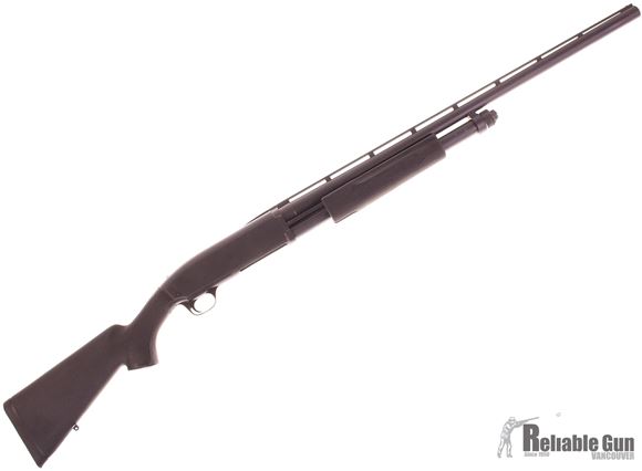 Picture of Used Browning BPS Stalker Pump Action Shotgun - 12-Gauge, 3", 28", Satin Blued, Matte Black Synthetic Stock, 3 Chokes (F,M,IC), Good Condition