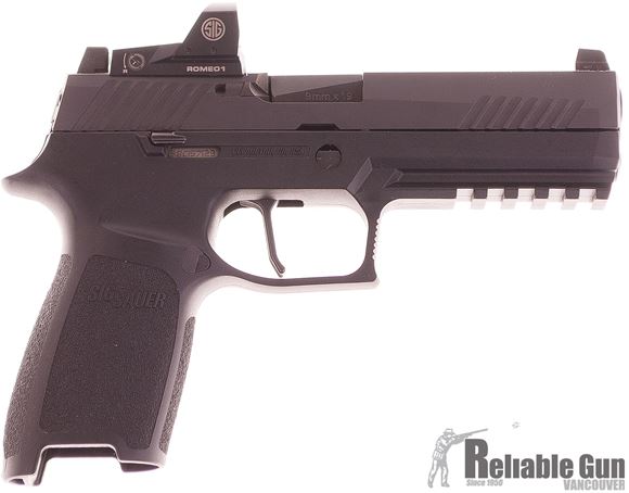 Picture of Used Sig Sauer P320 RX 9mm Semi Auto Pistol, 9mm Luger, Sig Romeo1 Red Dot, 5 Mags, Excellent Condition