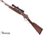 Picture of Used Marlin 1895GS Lever-Action 45-70, Stainless 18" Barrel, Walnut Stock, XS Ghost Ring Sight Rail, Burris 2-7 Scout Scope QRW Rings, Some Scratches and Wear, Good Condition