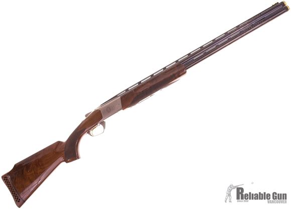 Picture of Used Browning Cynergy Classic Sporting Over-Under 12ga, 3" Chambers, 30" Ported Barrels, Walnut  Monte Carlo Stock With 4 Extended Midas Chokes, (F,IM,Sk,SK) A Few Scratches and Minor Wear, Good Condition