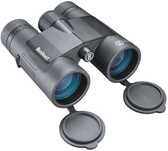 Picture of Bushnell Binoculars, Prime - 10x42mm, Waterproof/Fogproof, EXO Barrier, BAK-4 Prism Glass, Fully-Multi Coated Lens Coating, Black, Inc. Bino Case