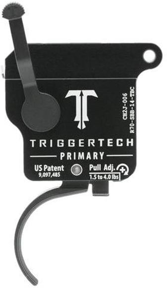 Picture of Trigger Tech, Remington 700 Trigger - Primary Frictionless Trigger, Curved, Single Stage, 1.5-4lbs, PVD Black