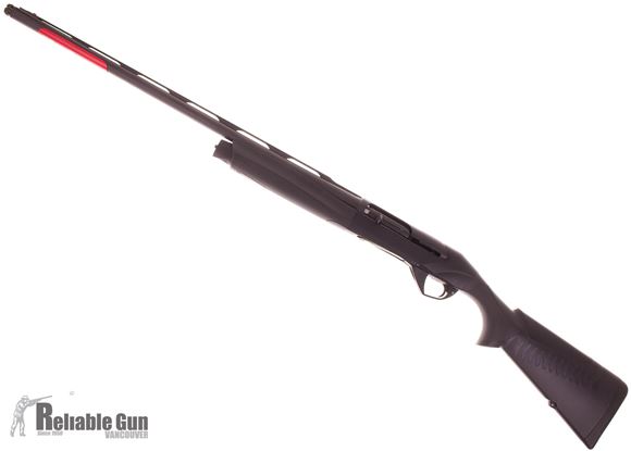 Picture of Used Benelli Super Black Eagle III Semi-Auto Shotgun, Left Hand - 12Ga, 3.5", 28", Vented Rib, Synthetic Stock w/ComforTech, 3rds, Crio Chokes (C,IM,F)Extended(IC,M), Original Box, Excellent Condition