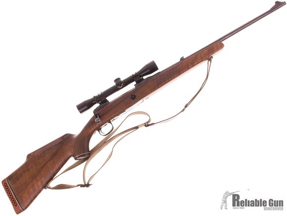 Picture of Used CIL 950C (Savage 110) Bolt Action Rifle, 30-06 Sprg, 22'' Barrel w/Sights, Side Release Magazine, Walnut Stock, Bushnell Sportview 4x32 Scope, Sling, 1 Magazine, Good Condition