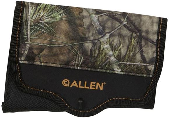 Picture of Allen Shooting Accessories, Shell Holders - Elastic Buttstock Shell Holder With Camo Protective Flap, Fits Rifles, 8 Cartridges