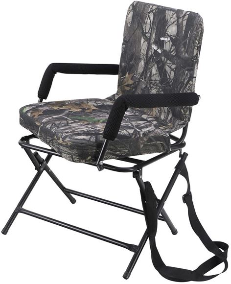 Picture of Allen Hunting Accessories - Seat/Stool/Pad, Vanish Folding Swivel Chair w/Padded Arm Rests, Mossy Oak Obsession Camo
