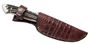 Picture of Boker Arbolito Fixed Blade Knives - Dano Stag Fixed Blade Knife, 3.9", N695 Steel, Stag Antler Handle, w/Leather Sheath, 6.5 oz