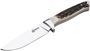 Picture of Boker Arbolito Fixed Blade Knives - Hunter Stag Fixed Blade Knife, 4.7", N695 Steel, Stag Antler Handle, w/Leather Sheath, 7.8 oz