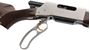Picture of Browning BLR Lightweight Stainless with Pistol Grip Lever Action Rifle - 308 Win, 20", Sporter Contour, Matte Stainless, Matte Nickel Aluminum Alloy Receiver, Gloss Grade I Black Walnut Stock w/Schnabel Forearm, 4rds, Brass Bead Front & Fully Adjustable