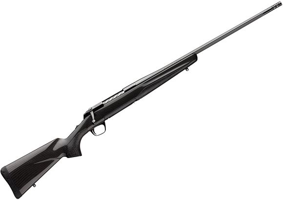 Picture of Browning X-Bolt Medallion Carbon Fiber Bolt Action Rifle - 300 Win Mag, 26" Fluted Gloss Blued With Muzzle Brake and Thread Protector, 2nd Generation Carbon Fiber Gloss Finished Stock, 3rds