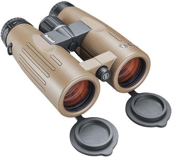 Picture of Bushnell Binoculars, Forge - 10x42mm, PC-3 Phase Coated Roof Prism, Waterproof/Fogproof, EXO Barrier, ED Prime Glass, Ultra Wide Band Lens Coating, Brown