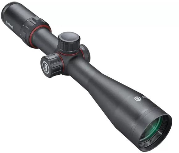 Picture of Bushnell Nitro Rifle Scope - 3-12x44mm, 30mm, Hunting Turrets, Side Focus, Deploy Mil Reticle, First Focal Plane, Matte Black