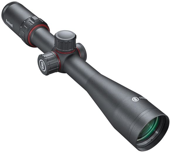 Picture of Bushnell Nitro Rifle Scope - 4-16x44mm, 30mm, Hunting Turrets, Side Focus, Deploy MOA Reticle, Second Focal Plane, Matte Black