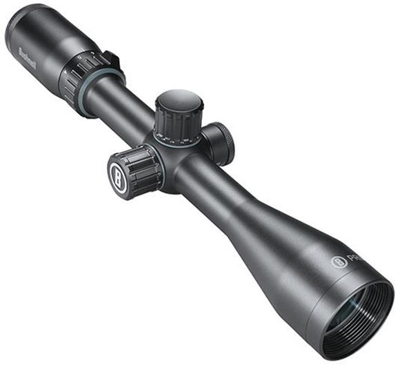 Picture of Bushnell Prime Rifle Scope - 3-12x40mm, Multi-X SFP Reticle, 1" Tube, Side Parallax, BDC Turret, Matte Black, Waterproof/Anti Fog