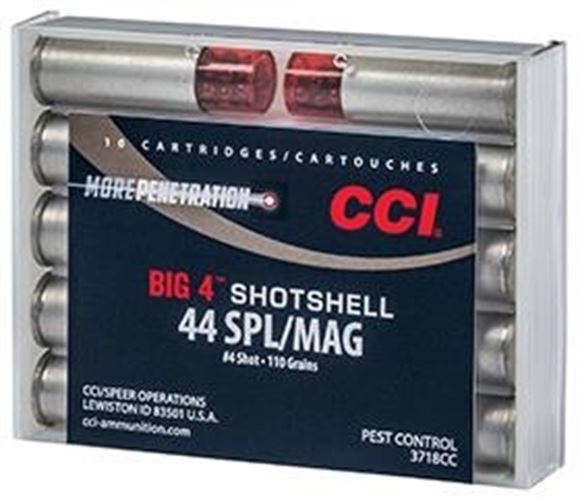 Picture of CCI Shotshell Ammunition - Big 4 Shotshell, 44 Spl/Magl, 110gr, #4, 10rds Box