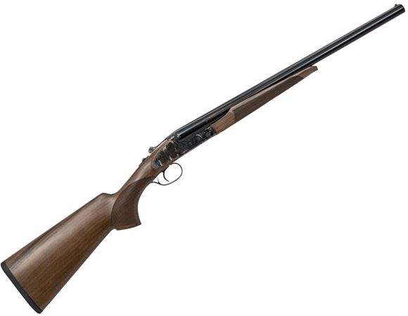 Picture of CZ-USA Sharptail Coach Side-By-Side Shotgun - 12Ga, 3", 20", Case Hardened Receiver, Walnut Stock, Engraved Receiver, Fixed Sights
