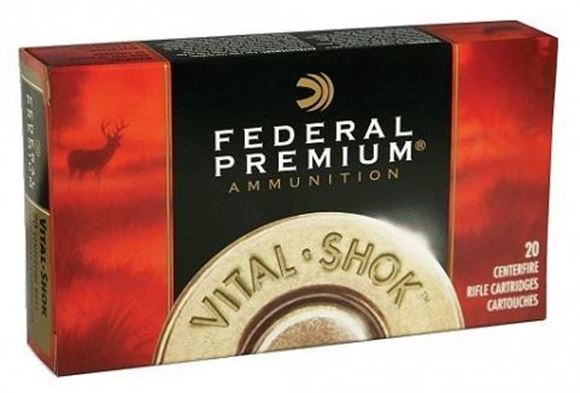 Picture of Federal Premium Trophy Bonded Rifle Ammo - 338 Federal, 200Gr, Trophey Bonded Tip, 20rds Box