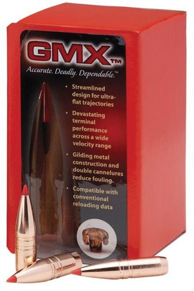 Picture of Hornady Rifle Bullets, GMX - 338 Caliber (.338"), 185Gr, GMX, 50ct Box