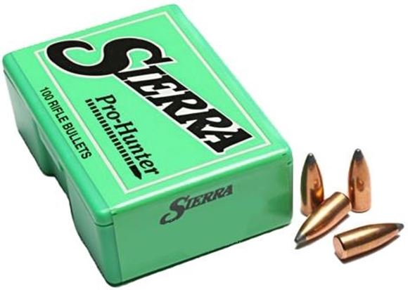 Picture of Sierra Rifle Bullets, Pro-Hunter - 7mm Caliber (.284"), 140Gr, Spitzer, 100ct Box