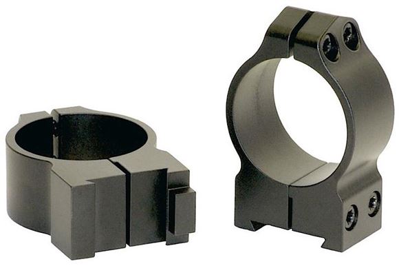 Picture of Warne Scope Mounts Rings, CZ - For CZ 550 (19mm Dovetail), 30mm, Medium (.425"), Matte