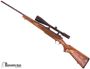 Picture of Used Ruger M77 Bolt Action Rifle, .270 Win, Blued, Brown Laminate Stock, Bausch & Lomb 3-9x50, Fair Condition