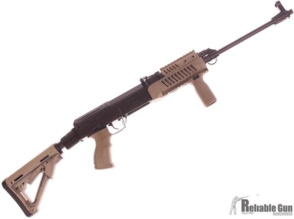 Picture of Used Kodiak Defence WR762 Semi Auto Rifle - 7.62x39, 18.9" Barrel, Fab Defense Forend & Grip FDE, Magpul CTR Stock Painted FDE, Four 5/30rds Magazines Painted FDE, Good Condition