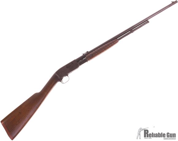 Picture of Used Remington Model 12A Pump Action Rifle, .22 Lr, 22" Barrel, Repaired Crack In Stock, SIN Engraved in Receiver, Bore Has Some Pitting, Fair Condition