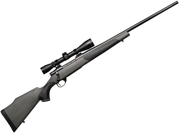 Picture of Weatherby Vanguard Series 2 DBM Scope Combo Synthetic Bolt Action Rifle - 6.5x55, 24", Cold Hammer Forged, Blued, Monte Carlo Griptonite Stock w/Pistol Grip & Forend Inserts w/Right Side Palm Swell, 3rds, With Leupold VX-2 3-9x40mm Scope